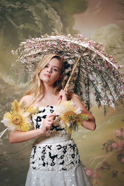 Su debut como modelo, en 2018, para
la firma Rodarte