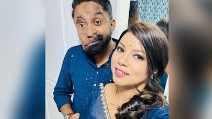 Su esposa, Piyali, lo impulsó a contar su historia en redes sociales