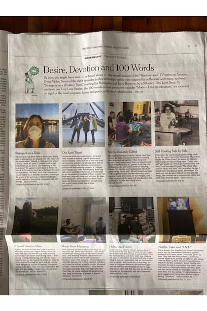 Su historia salió publicada en el New York Times