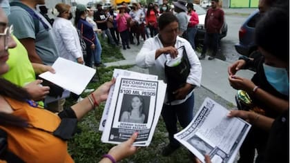 Su madre, como otros familiares y amigos, participó activamente en la búsqueda de Debanhi Escobar