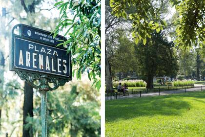 Su nombre es en honor aJuan Antonio Álvarez de Arenales, pero también es conocida popularmente como Plaza Devoto