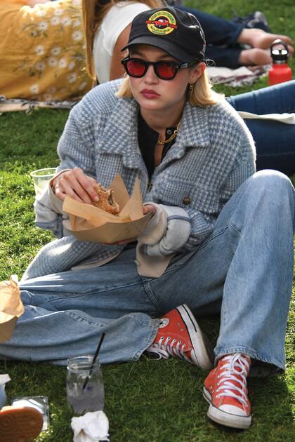 Su novia, la top model Gigi Hadid, no pudo resistirse a la tentación.
