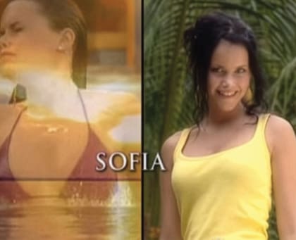 Su participación en
el reality Paradise
Hotel