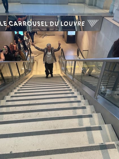 Su paso por el Louvre, un hito en su carrera artística