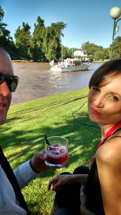 Su primera salida fue al río de Vicente López