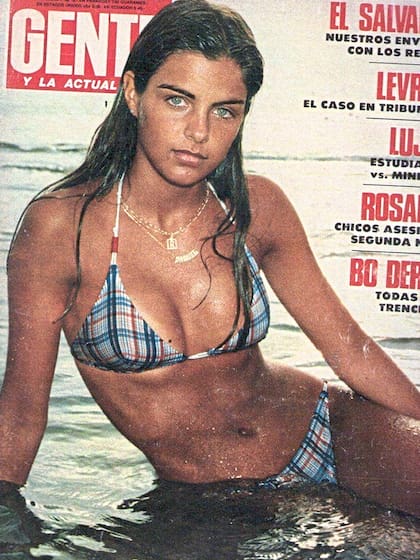Su primera tapa de revista, a los 14 años