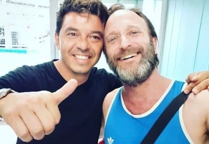 Su reencuentro con Gallardo fue como una "reparación" con River (Gentileza)