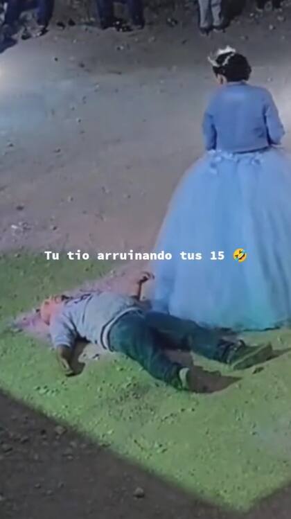 Su tío se desplomó a causa de la borrachera