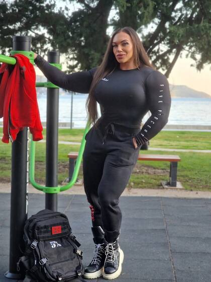 Su transformación física la llevó a romper récords internacionales (Foto: Instagram @nataliya.amazonka)