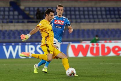 Su último desempeño como titular: frente a Napoli, el 17 de junio, en la final de Copa Italia que Juventus perdió por penales tras un 0-0.