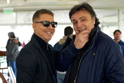 Suar junto al director Marcos Carnevale, con quien ya trabajó en El fútbol o yo (2017)