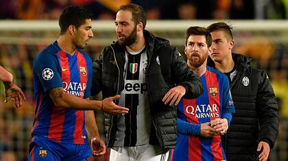 Suárez, Higuaín, Messi y Dybala, un póquer de ases rioplatense