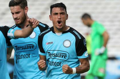 Suárez hizo 10 goles en 67 partidos durante su segundo ciclo en Belgrano entre 2016 y 2018