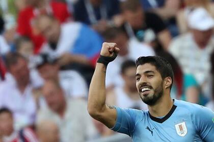 Luis Suárez, el abanderado de la victoria de Uruguay