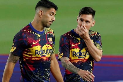 Suárez se despidió de Messi en Instagram