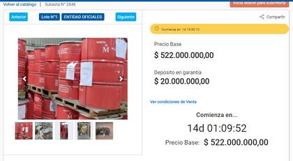 Subasta del Banco Central