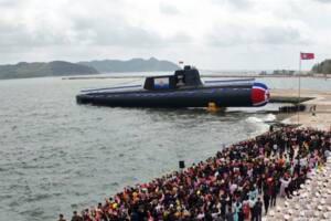 Qué se sabe del submarino “nuclear” que presentó Corea del Norte