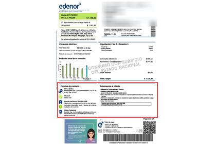 Las tarifas muestran el valor del subsidio