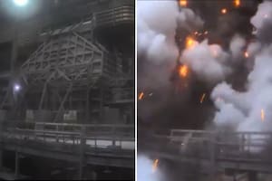 Fuerte explosión en una planta de Ternium en San Nicolás