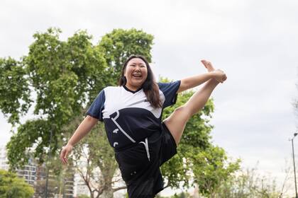 "Suelo ser muy tímida, hasta que entro a la cancha"