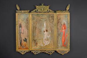 "Sueño de sirenas", de Leonora Carrington, representa a María Felix en un enigmático sueño que tuvo la actriz mexicana