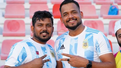 Suhail Dohakkaran es un ingeniero indio que formó Argentina Fans Qatar, que reúne a cerca de tres mil socios que residen en Doha