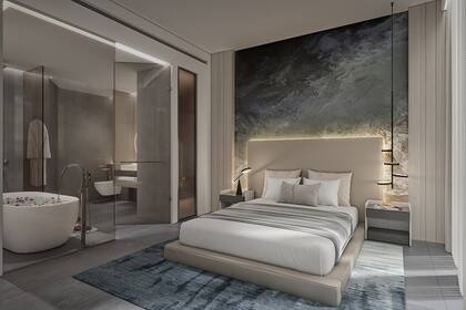 Suite de lujo con diseño contemporáneo y ambientación