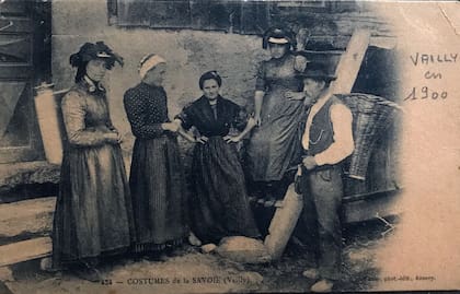 Suizos de Vally. Hacia 1900. Varios migraron a Entre Ríos.