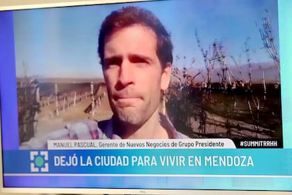 Manuel Pascual Merlo tomó la decisión de mudarse a Mendoza.