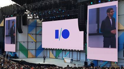 Sundar Pichai, CEO de Google, durante la presentación