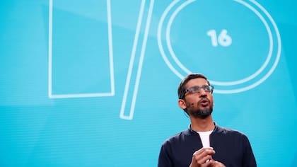 Sundar Pichai, CEO de Google, durante la presentación