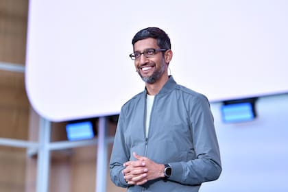 Sundar Pichai, CEO de Google, durante la presentación