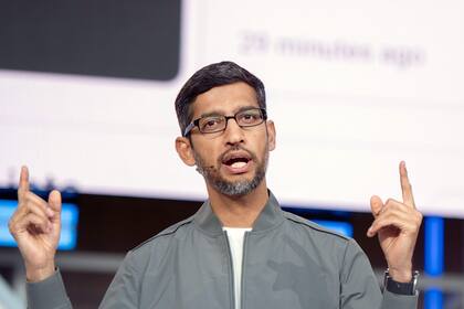 Sundar Pichai en mayo último; en 2015 asumió el control de Google y ahora también lo hará de Alphabet, la empresa madre