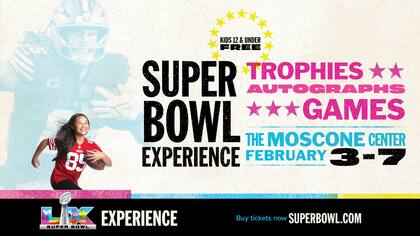 Super Bowl Experience se realizará del 3 al 7 de febrero de 2026 (sfbayareasuperbowl)