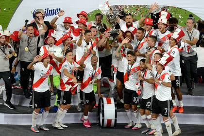 Super Copa Argentina. Festejo de River