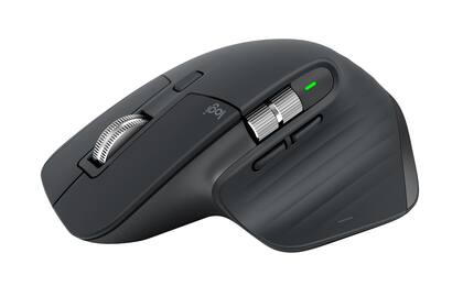 Súper mouse. El MX Master 3 de Logitech posee un diseño adaptado a la forma de la mano con botones de avance/retroceso y de gestos. Además incluye una nueva rueda electromagnética que permite detenerse en un pixel y desplazarse 1000 líneas en un segundo. ($7999)