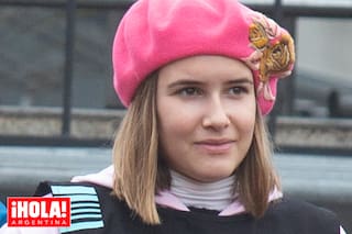 Myla Cambiaso brilló en la presentación de los caballos de su famoso papá en La Rural