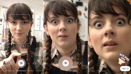 Superzoom, el nuevo modo de captura de Instagram