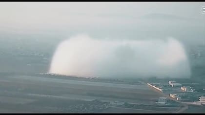 Supuesta explosión de una bomba termobárica rusa en Siria