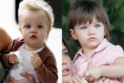 Shiloh Jolie Pitt y Suri Cruise fueron los bebés más fotografiados de Hollywood