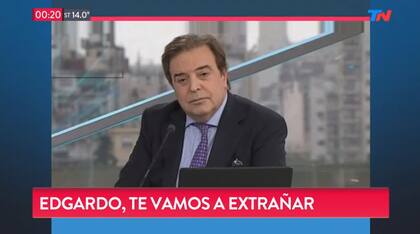 Sus compañeros de TN lo despidieron con tristeza