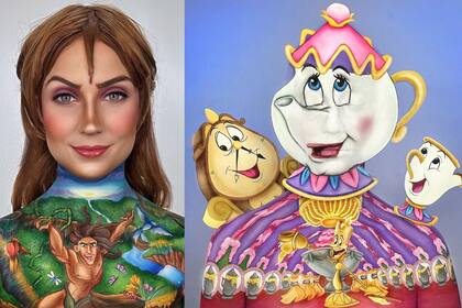 Sus diseños favoritos son los personajes de Disney