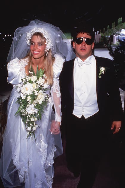 Sus padres,
Chad McQueen y Stacey Toten, el día de su boda en 1987. Dos años después, se separaron