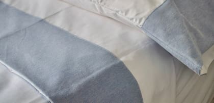 Sus piezas son de puro algodón, percal pakistaní, y por supuesto tienen proceso antipeeling