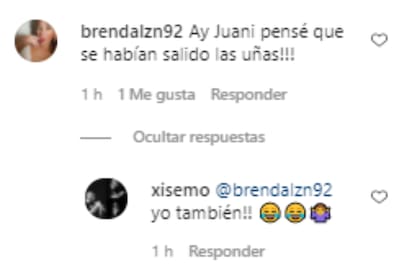 Sus seguidoras confundieron a las semillas con las uas de la conductora