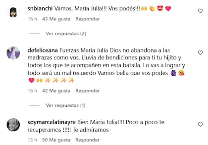 Sus seguidores le dieron mensaje de cariño y le desearon una pronta recuperación