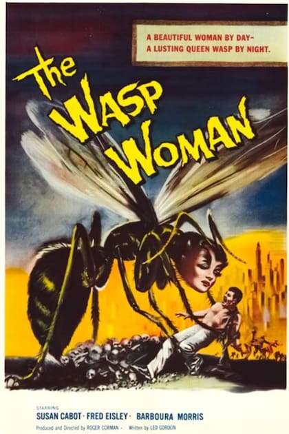 Susan Cabot fue La mujer avispa en un filme dirigido por Roger Corman, referente del cine clase B en 1959, el año en que conoció a Huséin primero