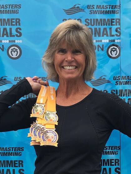 Susan Ingraham ha entrenado a decenas de atletas durante más de 45 años