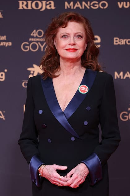 Susan Sarandon este sábado, en su llegada a la ceremonia