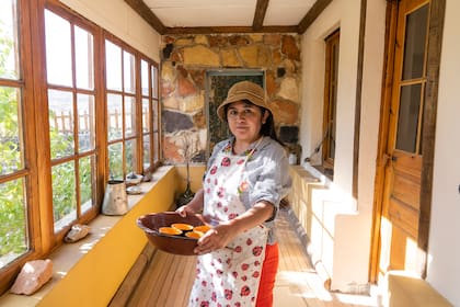 Susana, casera y cocinera del Rancho Patagónico.